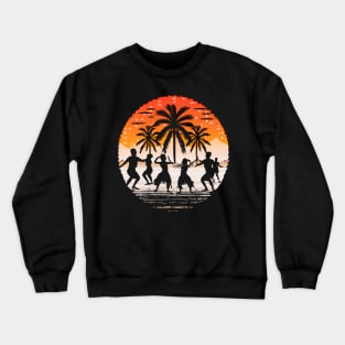 Traditional Hula Dance Crewneck Sweatshirt